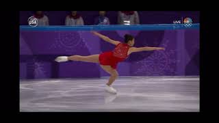 Mirai Nagasus Triple Axel in the 2018 Olympics [upl. by Eidoc]