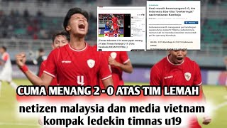 PERMAINAN MONOTON cuma menang 20 atas kamboja sebutan king indo di hujat media netijen vietnam [upl. by Auqinot]