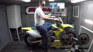 How Much Power Does The 2018 Suzuki RMX450Z Make [upl. by Vachel593]