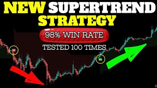 I TESTED NEW Supertrend strategy 120 Profit Per Trade  1 min scalping strategy for day trading [upl. by Deeas71]