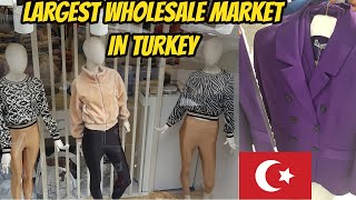 Wholesale Clothing Market In Istanbul Turkey Wholesale Turkey Wears  New Season Fall Winter [upl. by Nesyrb477]