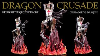 Dragon Crusade  Kreuzritter gegen Drache  Crusader vs Dragon  Skulptur  Unboxing amp Review [upl. by Neddy792]