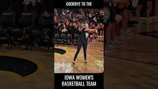 Caitlin Clark And Seniors Say Goodbye iowahawkeyes viral caitlinclark [upl. by Jerrylee167]