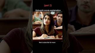 part 2 Maharshi movie dubbed in hindi south explain explore [upl. by Wymore]