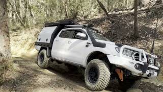 Watagans Wishing Well Track 4x4 Big Wheel Lifts Caught on Camera [upl. by Enaywd]