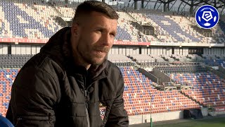 quotTu się urodziłemquot  Lukas Podolski  Wywiad  Ekstraklasa [upl. by Lilith513]