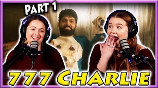 Her First India Film 777 Charlie Movie Reaction Part 1 [upl. by Navaj1]