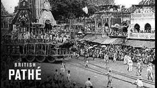 Celebrating The Festival Of Jagannath In India 1937 [upl. by Zug36]