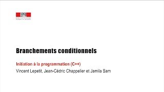 Branchements conditionnels [upl. by Cheung]