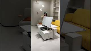 modren furniture Smart furniture 😉🛏️small spaces furniture utilities Shorts video [upl. by Ykcin226]