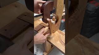 Making Shaving horse woodworking diy making woodwork tools wood handmade home furniture [upl. by Tenaej]