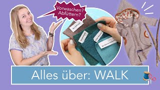 Nastjas Stoffkunde WALK – alles was du wissen musst zum Thema Walk nähen [upl. by Eniamerej]