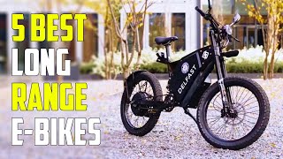 5 Best LongRange Electric Bikes 2025  Best LongRange EBike 2025 [upl. by Asor]