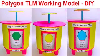 polygon working model maths TLM model  science project  craftpiller howtofunda [upl. by Addiel932]