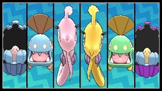 FULL CLAMPERL EVOLUTION TEAM Shiny Clamperl Huntail Gorebyss [upl. by Avram]