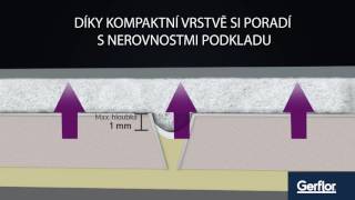 Vyrovnávací vrstva PVC podlahy Gerflor Texline [upl. by Diego]