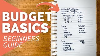 Budgeting for Beginners  How to Make a Budget From Scratch 2021 [upl. by Prud]