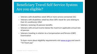 Beneficiary Travel SelfService System BTSSS Introduction 1 of 6 [upl. by Reinnej]