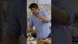 Schneller hausgemachter Burger  Cook Clever mit Jamie  Jamie Oliver auf Deutsch [upl. by Atilal969]