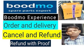 Boodmo order cancel and Refund successfully  spare part Received boodmo experience [upl. by Innek]