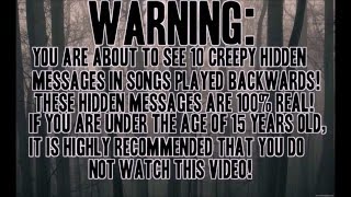 10 Creepy Hidden Messages In Songs [upl. by Werby]