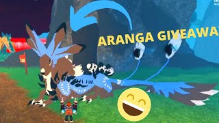 ARANGA GIVEAWAY Dragon Adventures Roblox [upl. by Inahet]