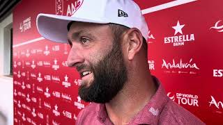 Estrella Damm NA Andalucía Masters 2024  Declaraciones de Jon Rahm 6º clasificado 4ª Ronda [upl. by Antoinette]