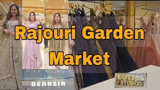 Rajouri Garden Market Delhi ❤️Latest collection 2023 karvachauth weddingcollection diwalioutfit [upl. by Attenrev556]