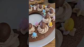 🐥🐇Recette Gâteau chocolat de Pâques cuisine food gâteau recettefacile pâques [upl. by Burta]