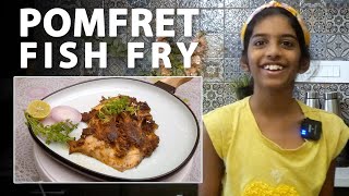 Pomfret Fish Fry Recipe │ होटल जैसा फिश फ्राई │ [upl. by Caddaric353]