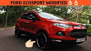 Ford EcoSport modified  Modified Ford Ecosport  EcoSport modifications  Ford Ecosport [upl. by Eniamreg]