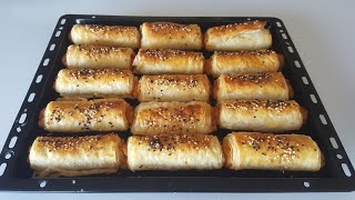 YİNE EFSANE BİR TARİF👍🏻 NİŞASTALI RULO ÇITIR BÖREK BAYILACAKSINIZ MÜKEMMEL👌 ÖTESİ OLDU✔ [upl. by Arataj936]