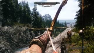 Skyrim Epic Bow Killcam [upl. by Armond592]