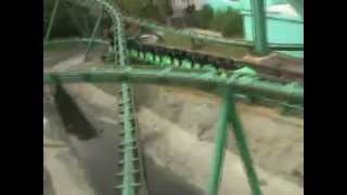 Viper Rollercoaster Daylight POV at Astroworld [upl. by Hagan]