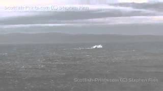 Northlink ferry crossing Pentland Firth to Orkney Isles Scotland [upl. by Berriman]