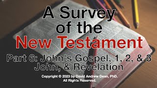 A Survey of the New Testament Part Six The Writings of John [upl. by Hagile]