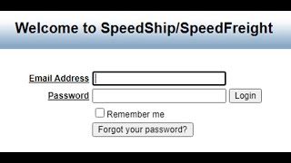 Wwex Login  SpeedShip All Useful Info You Need To Know [upl. by Kcirddec]