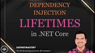 Dependency Injection Lifetimes in NET Core NET Interview Questions [upl. by Orimar]