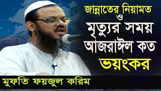 মৃত্যুর সময় আজরাঈল দেখতে কত ভয়ংকর  Mofti Foyzul Karim waz 2020  Bangla Waz 2020 [upl. by Llyrad384]