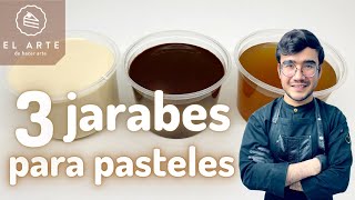 Cómo preparar jarabes para humedecer tus pasteles  El arte de hacer arte [upl. by Aicertal]