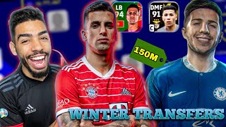 I MADE A TEAM OF THE CRAZIEST WINTER TRANSFERS AND IT WAS OP🔥eFootball 23 mobile [upl. by Seidnac]