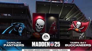 Buccaneers vs Panthers  Madden 25 Gameplay [upl. by Dag]