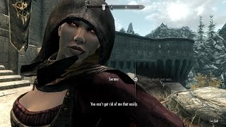 Skyrim How to get married to Serena  Skyrim marry Serana [upl. by Esilanna828]