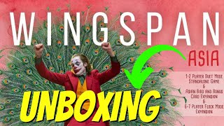 Wingspan Asia Unboxing [upl. by Yelroc]