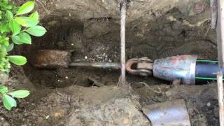 Pipe bursting sewer replacement [upl. by Adaran]