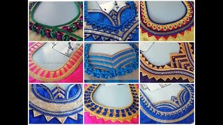 50 simple and latest back neck designs of a blouse  fashion designing [upl. by Aleekahs]