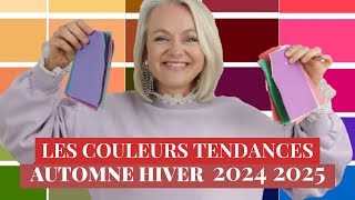 Les couleurs tendances mode automne hiver 2024 2025 [upl. by Tatianas]