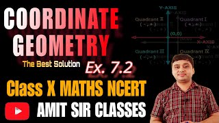 CLASS 10TH MATHS CHAPTER 7  EXERCISE 72  COORDINATE GEOMETRY  CBSE  NCERT [upl. by Mayworm]