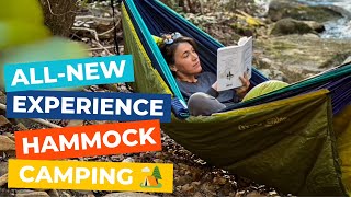 ENO DoubleNest Hammock Tent Camping  Tent Hammock Review [upl. by Leksehcey]