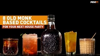 MensXP Top 8 Old Monk Cocktails  How To Make Rum Cocktails [upl. by Suolevram284]